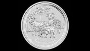5 Oz Australian Lunar Goat (koza) 2015  / Striebro / 999/1000