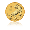 1/2 Oz Lunar Iii Tiger 2022 Australia Zlatá Minca  / Zlato / 999,9/1000