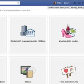 Vytvorenie stránky na facebooku, špecifikácia
