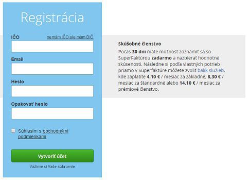 Registrácia