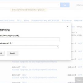 Gmail - menovky