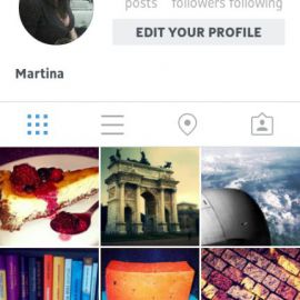Instagram - profil