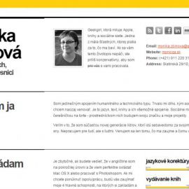 Monika Zbínová - životopis