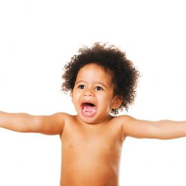 excited baby