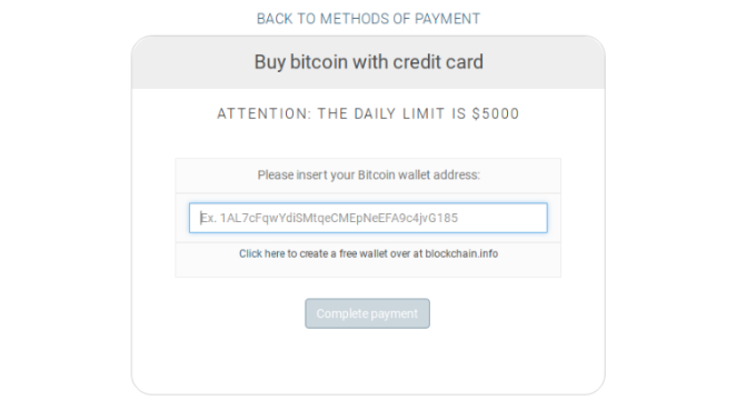 kliknite na Complete Payment