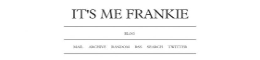 itsmefrankie.com