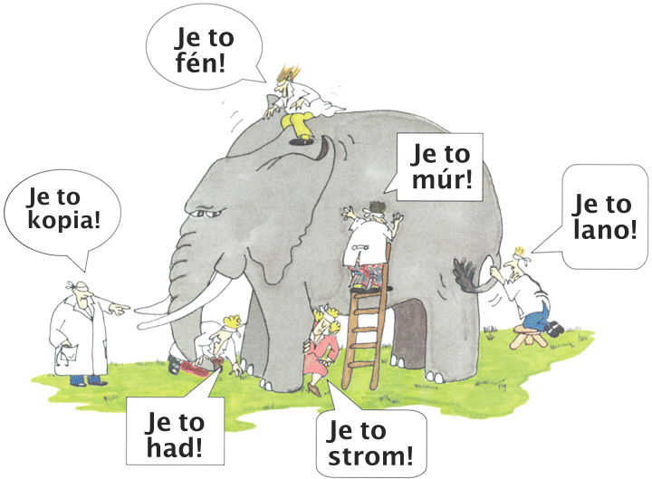 Príbeh slona a slepých