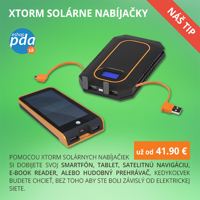 Xtorm solárne nabíjačky